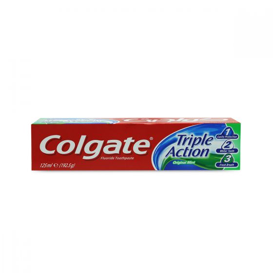 COLGATE TRIPLE ACTION ORIGINAL MINT TOOTH PASTE 125ML