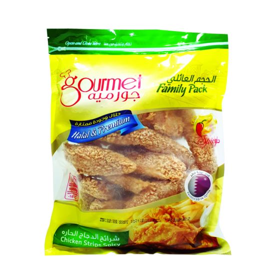 GOURMET CHICKEN STRIPS SPICY 1KG