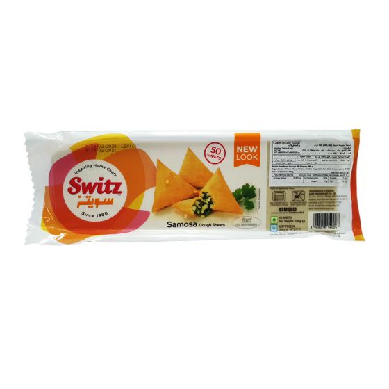 SWITZ SAMBOSA SHEET 500GM