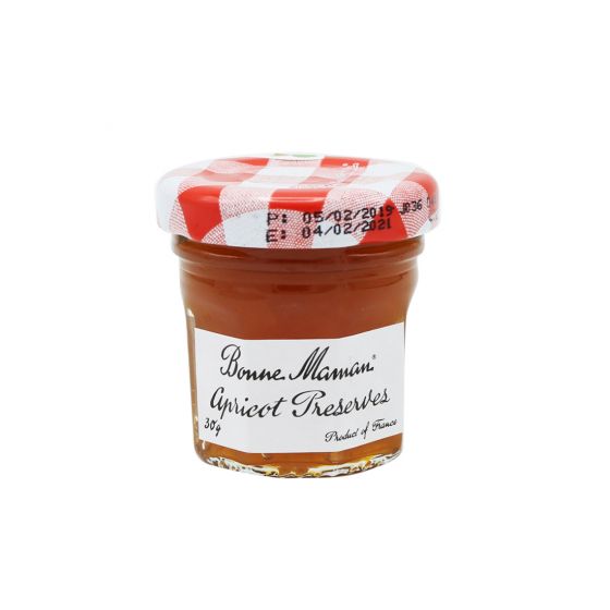 BONNE MAMAN APRICOT JAM 30GM