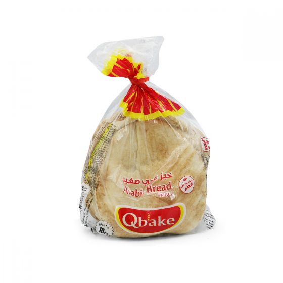 QBAKE ARABIC BREAD WHITE SMALL 10PCS