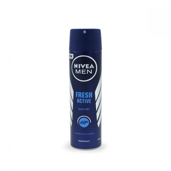 NIVEA  FRESH ACTIVE SPRAY-MALE 81600 150ML