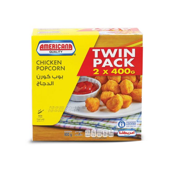 AMERICANA CHICKEN POPCORN 2X400GM