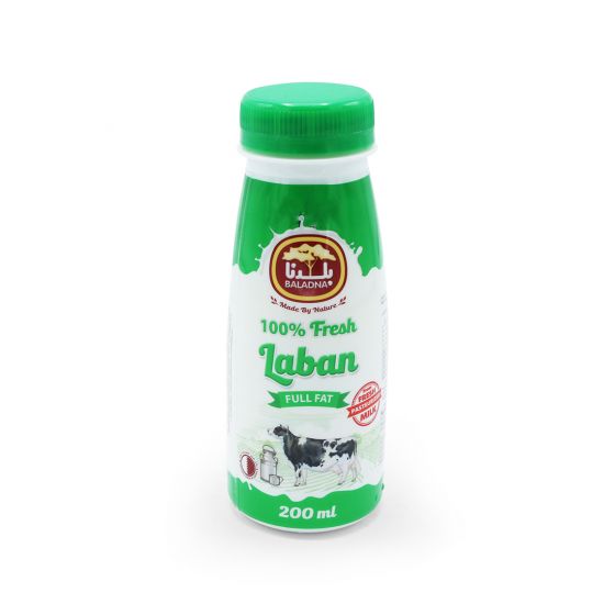 BALADNA LABAN FULL FAT COW 200ML