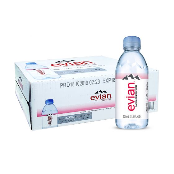 EVIAN WATER PET PRESTIGE 330ML X 24 PCS