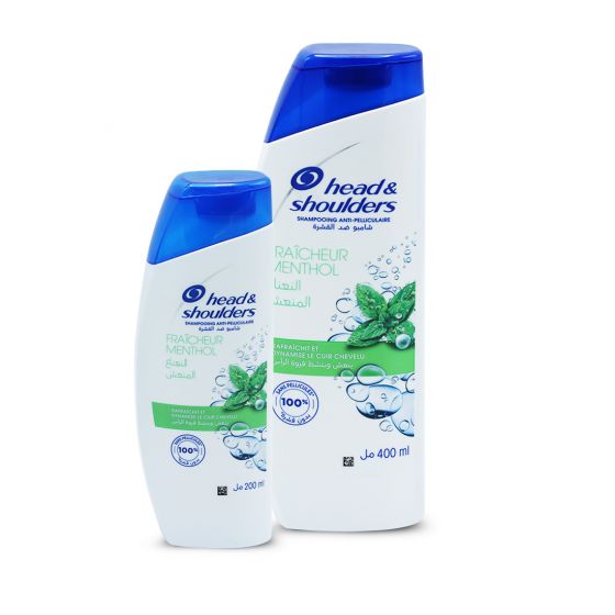 HEAD & SHOULDERS SHAMPOO 400ML + 200ML ASRTD