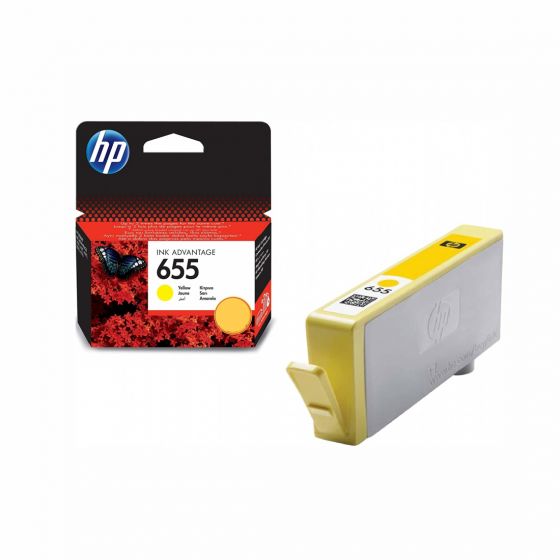 HP INK CARTRIDGE 655 YELLOW