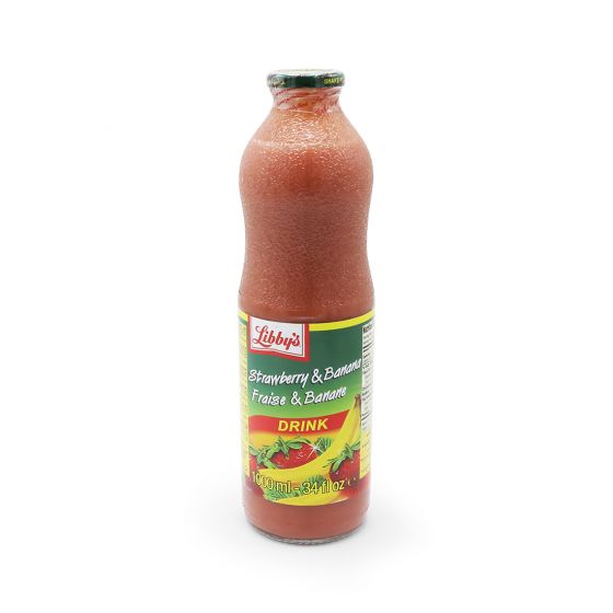 LIBBYS STRAWBERRY/BANANA 1LTR