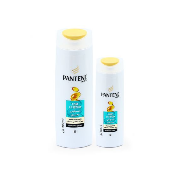 PANTENE SHAMPOO LISSE ET SOYEUX 400ML+200ML