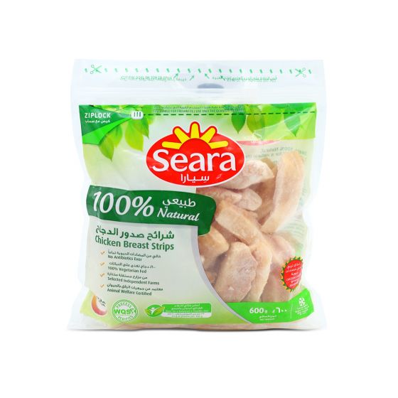 SEARA CKN BREAST STRIPS 600GM