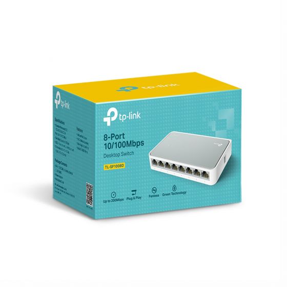 TP-LINK DESKTOP SWITCH 8-PORT TL-SF1008D