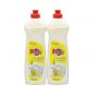 PEARL DISHWASH LIQUID LEMON 2X1LTR